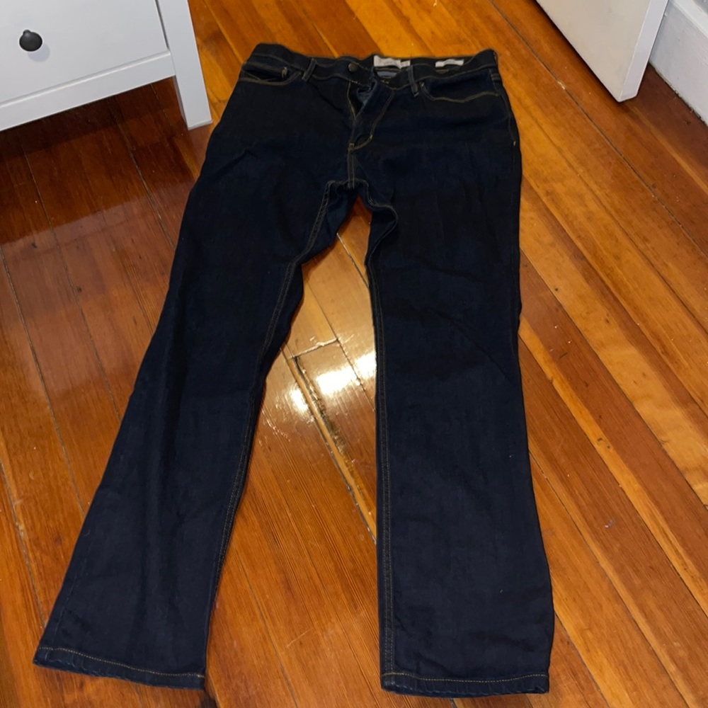 Marks and Spencer (M&S) Regular-Fit Jeans 34x33 (Stormwear, Blue) Barely Used!